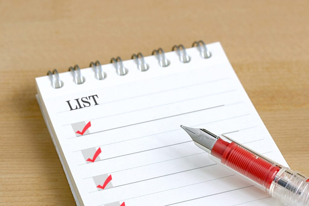 やる気を出す方法！やるべきことを書き出す