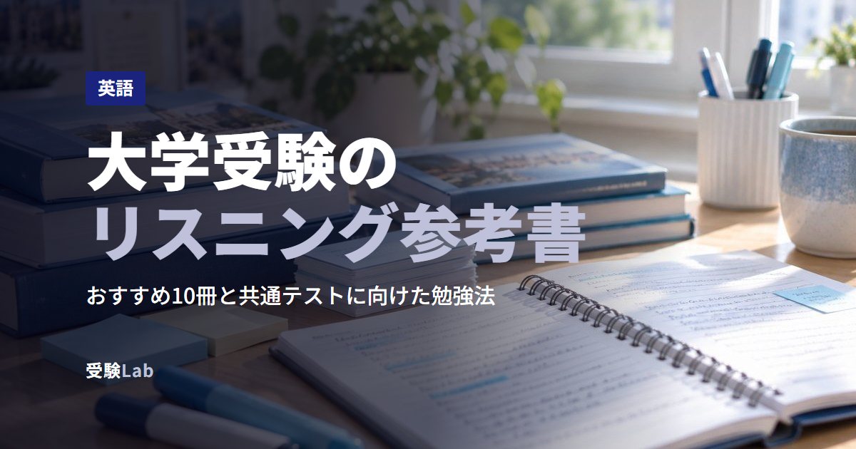 大学受験のリスニング参考書